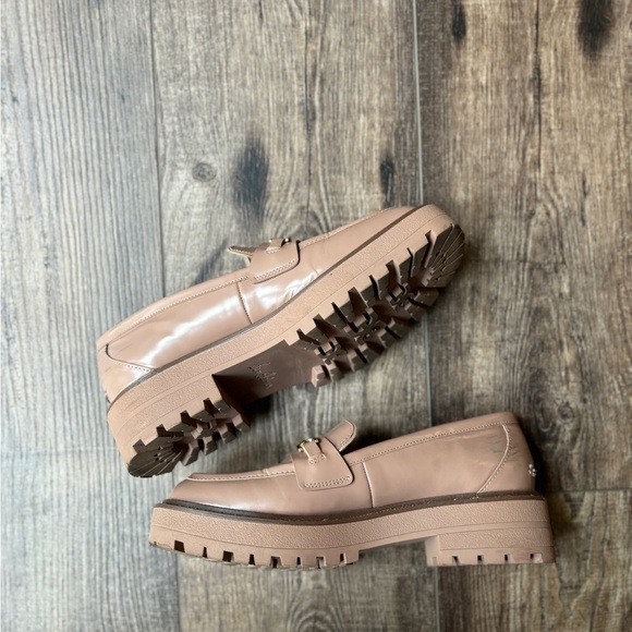 Sam Edelman Laurs Platform Lug Sole Loafer Maple Sugar Women's Size 8.5 - Picture 7 of 10